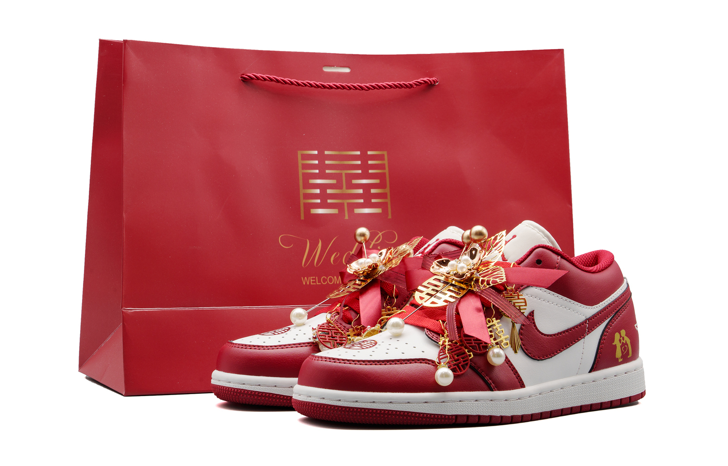 

Jordan Кроссовки баскетбольные мужские Air 1 Abrasion Resistant Low Top Vintage Red