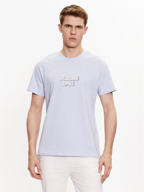 

Футболка узкого кроя Guess, синий