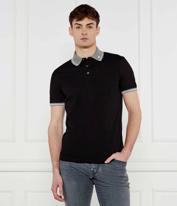 

Рубашка поло Regular fit Emporio Armani, черный