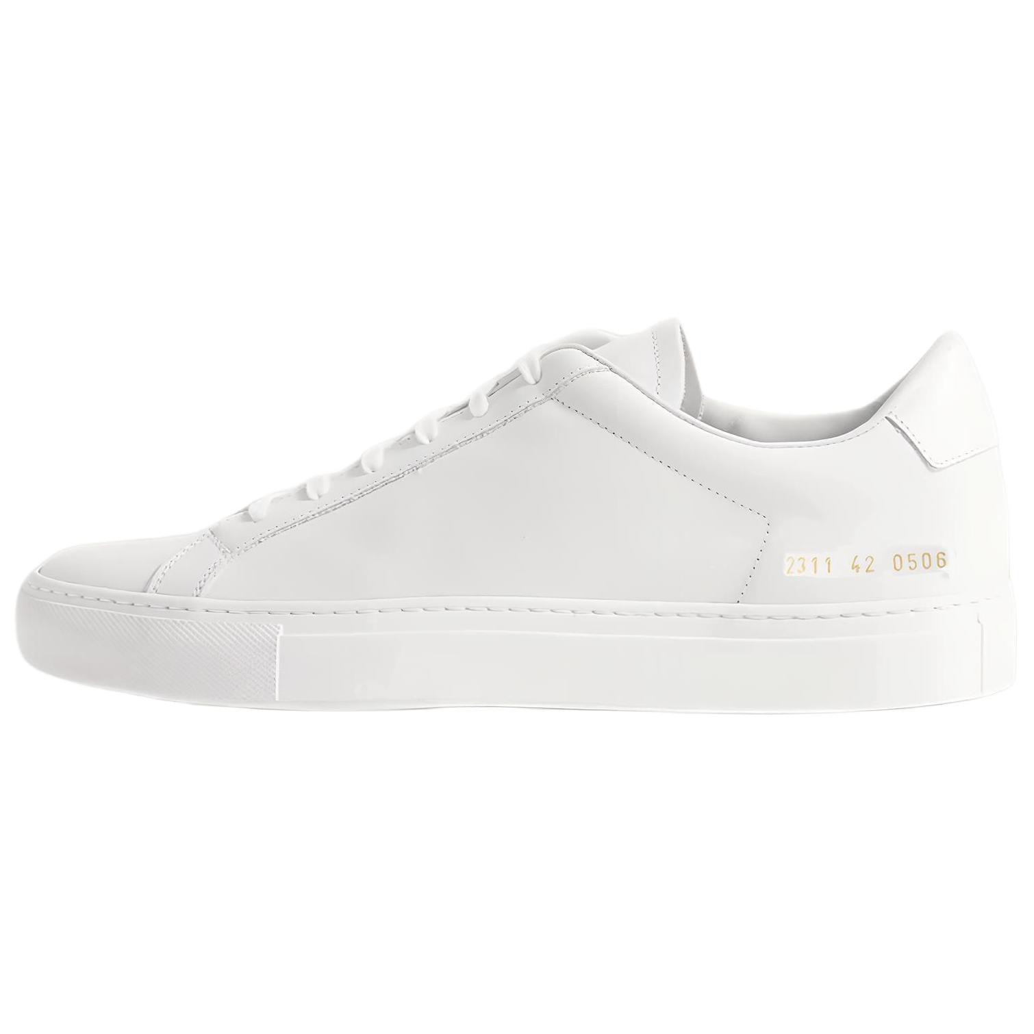 

COMMON PROJECTS Низкие скейтерские кеды мужские белые