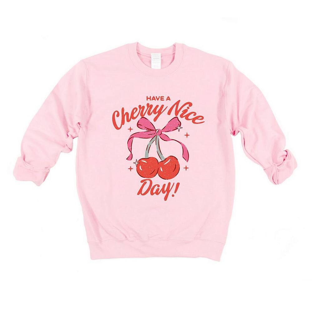 

Толстовка Coquette Cherry Nice Day Simply Sage Market, цвет Light Pink
