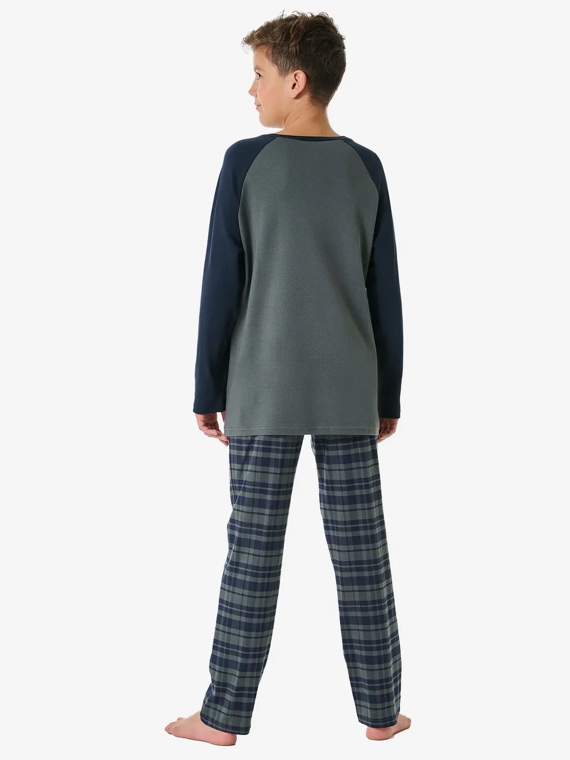 Пижама из серии Teens Nightwear, Schiesser, темно-зеленый — фото 3