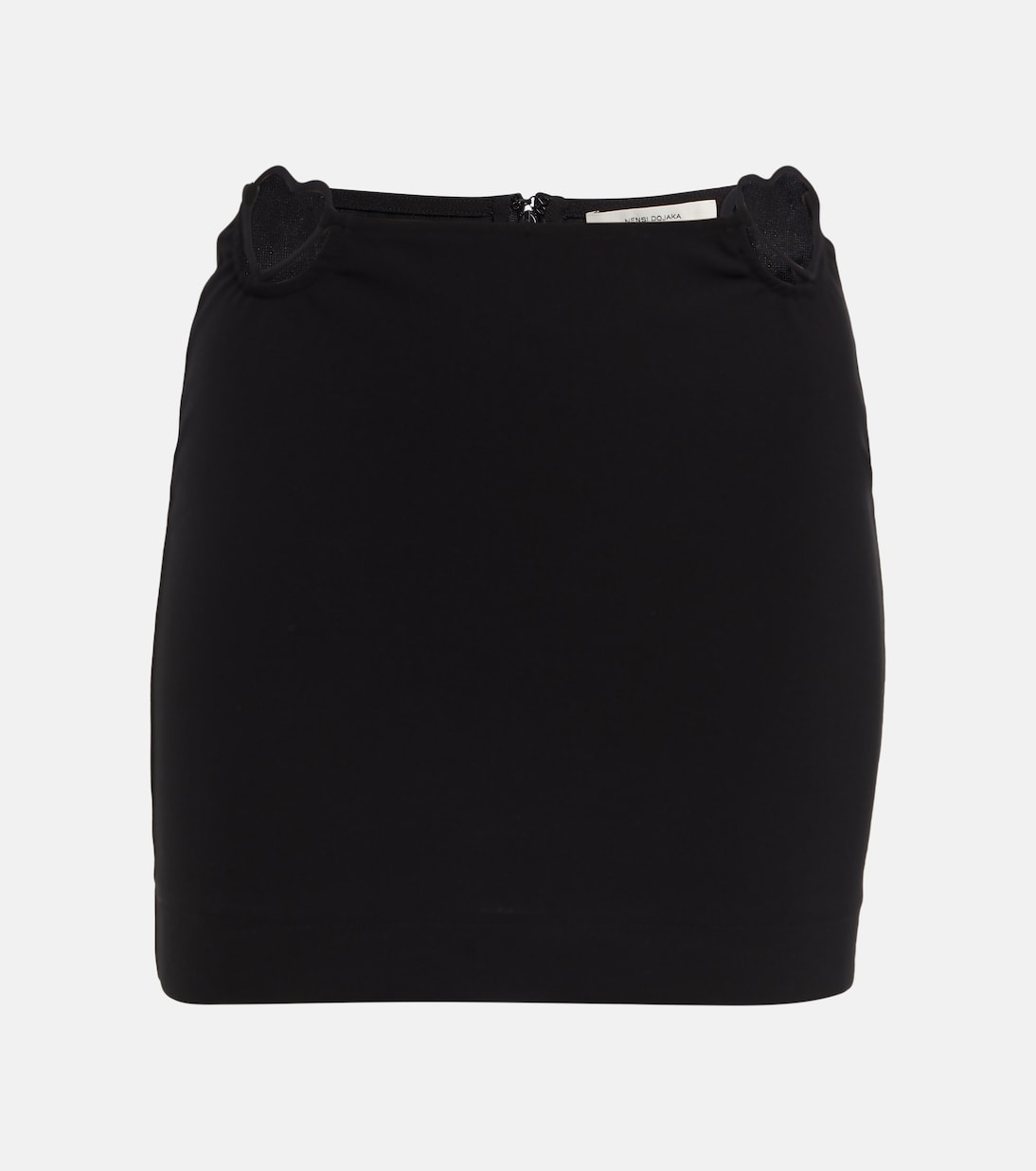 

Мини-юбка с высокой талией Nensi Dojaka, черный