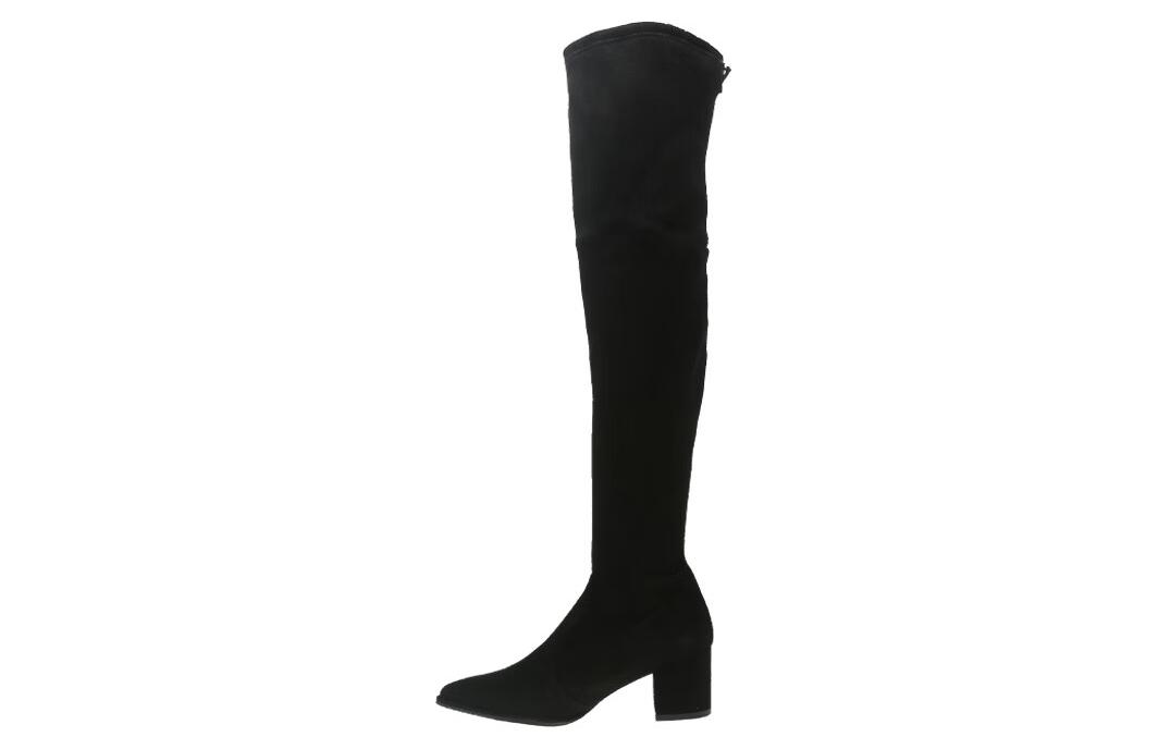 Ботфорты Stuart Weitzman 6 см женские черные