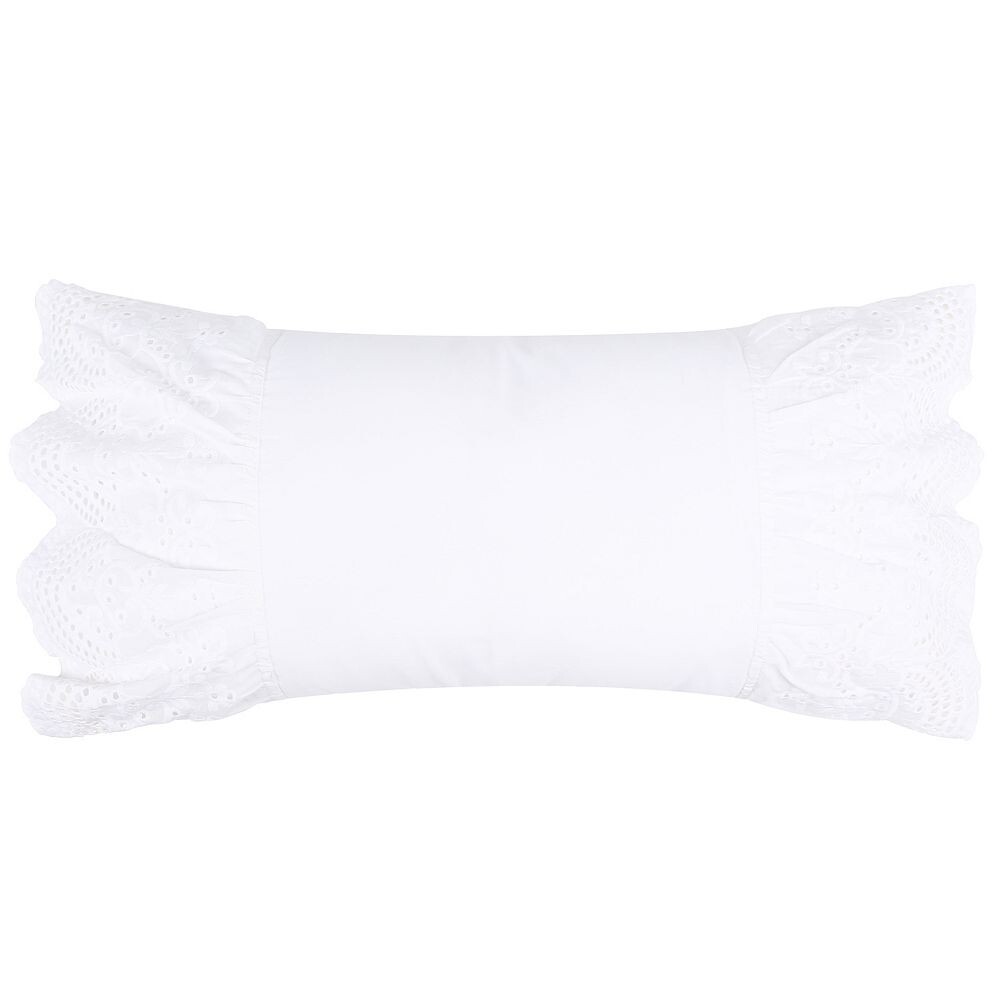 

Levtex Home Viviana Кружевная декоративная подушка, белый