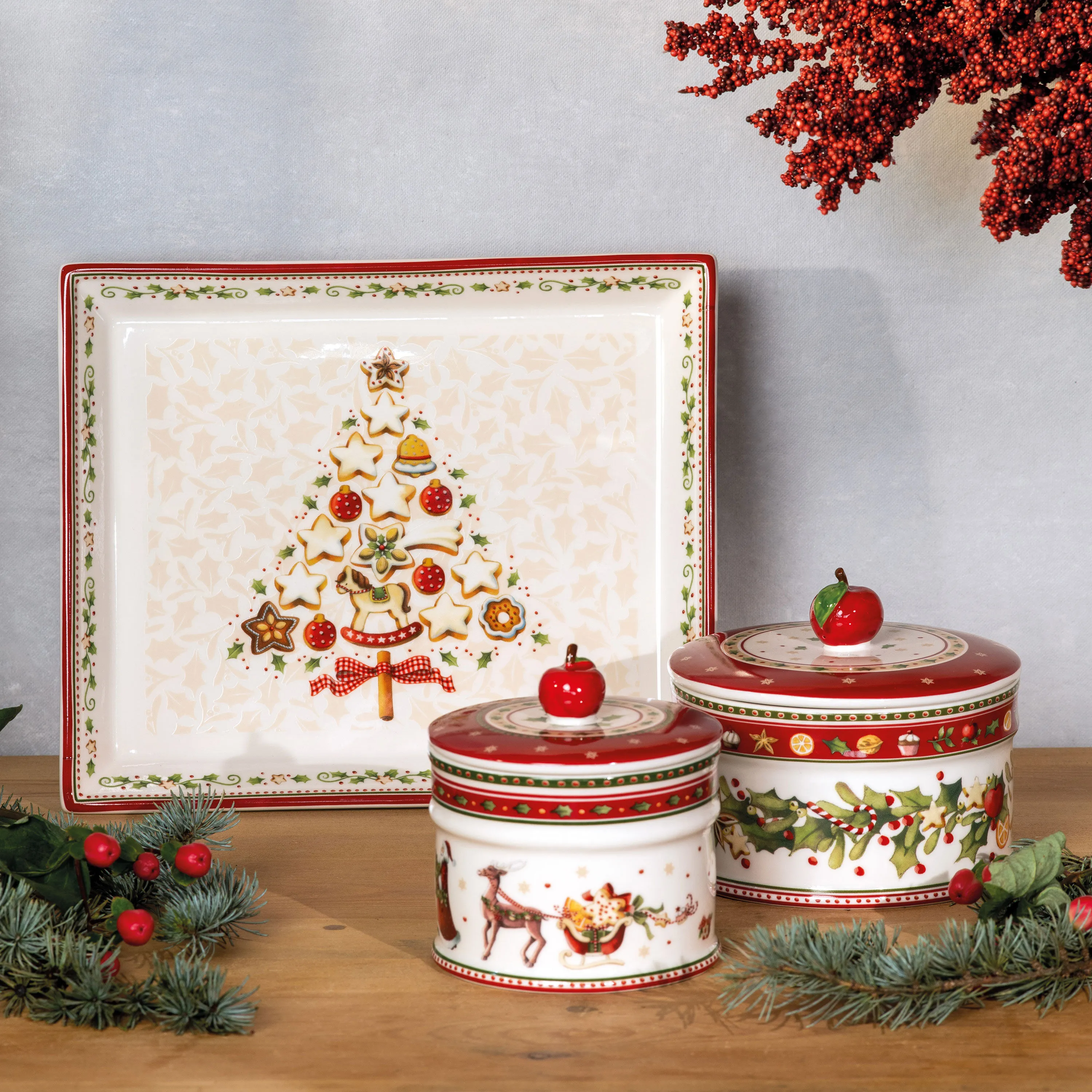 

Баночка для печенья Winter Bakery Delight Villeroy & Boch, красный