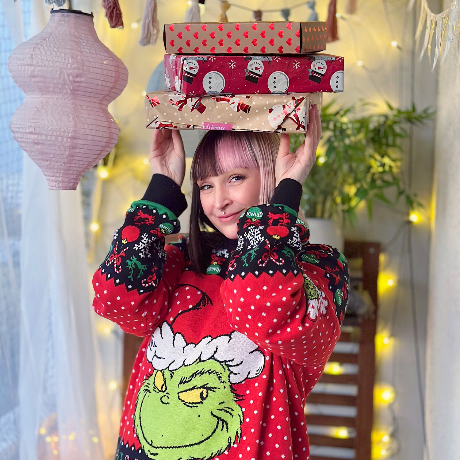 The Grinch - Рождественский вязаный свитер Grinch