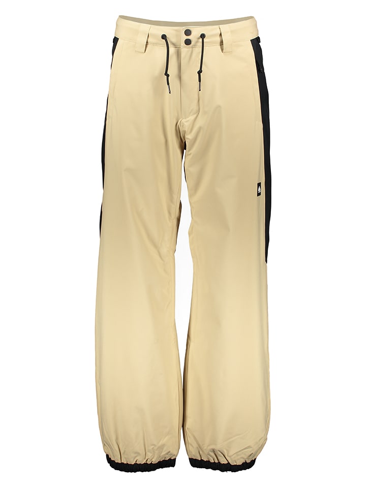 

Quicksilver Лыжные/сноубордные брюки “Snow Down” бежево-черного цвета