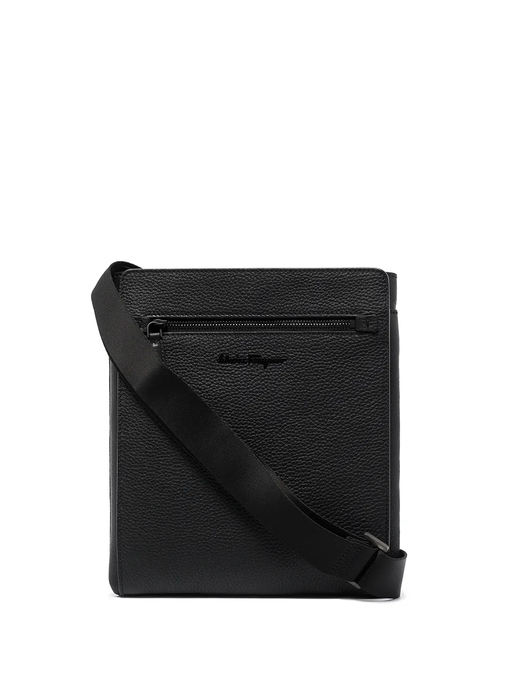 

Сумка через плечо с логотипом Ferragamo, черный