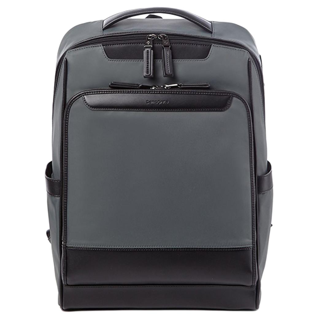 

Samsonite Рюкзак из ткани с искусственной кожей среднего размера мужской