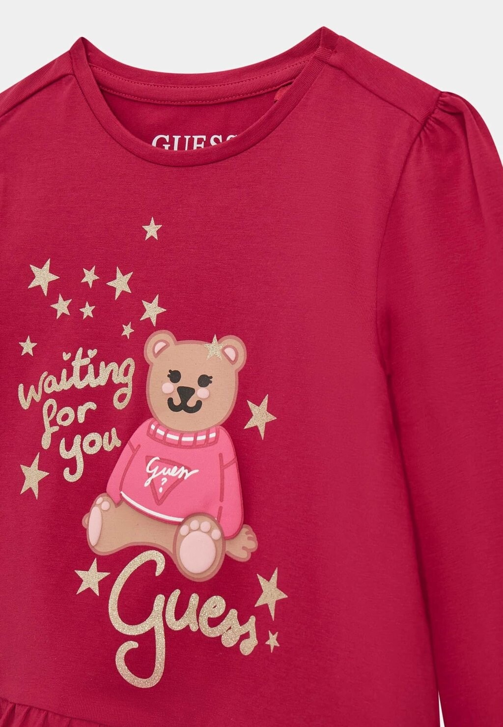 

Топ с длинными рукавами FRONTPRINT Guess, красный