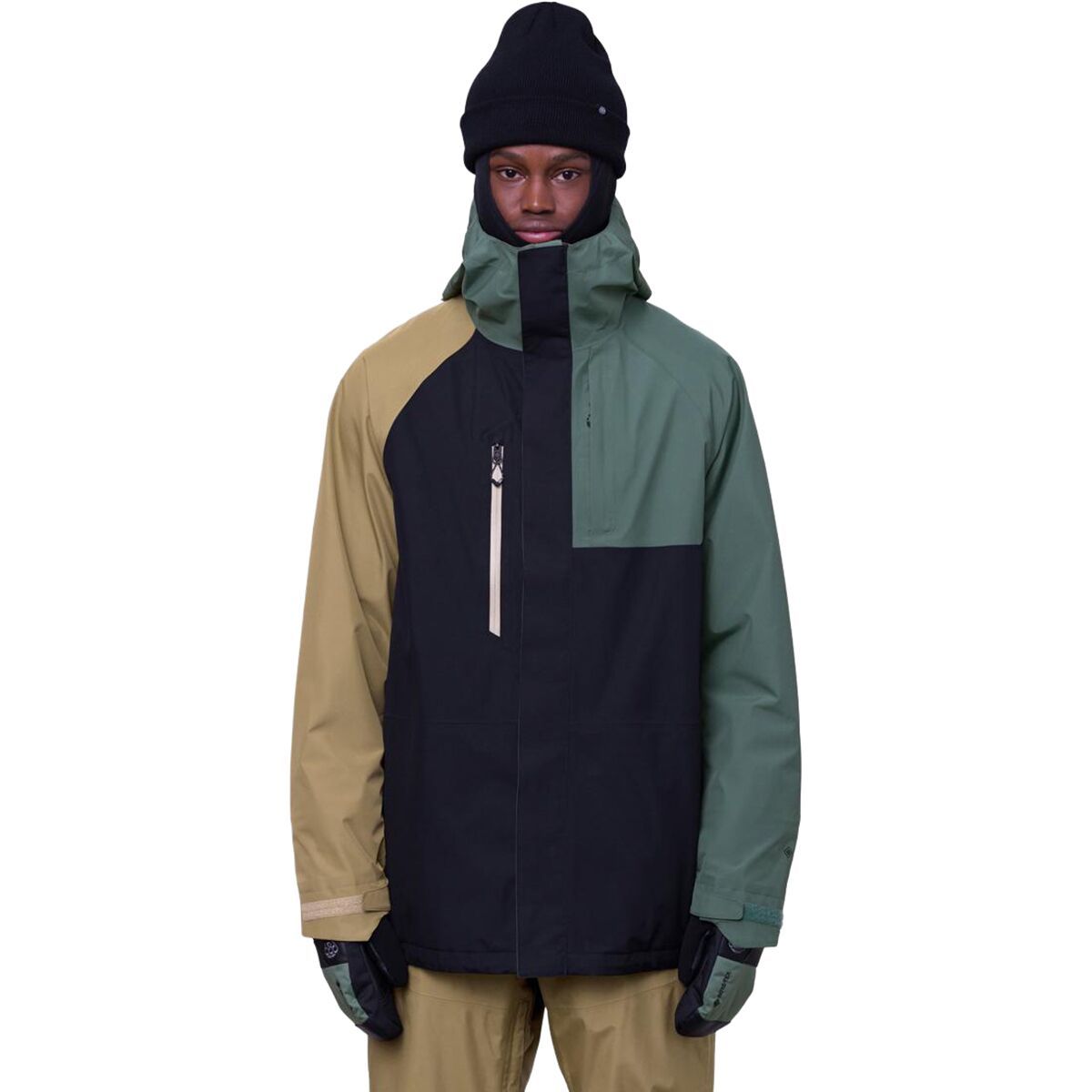 

Куртка-оболочка Core с технологией Gore-Tex 686, цвет cypress sage colorblock