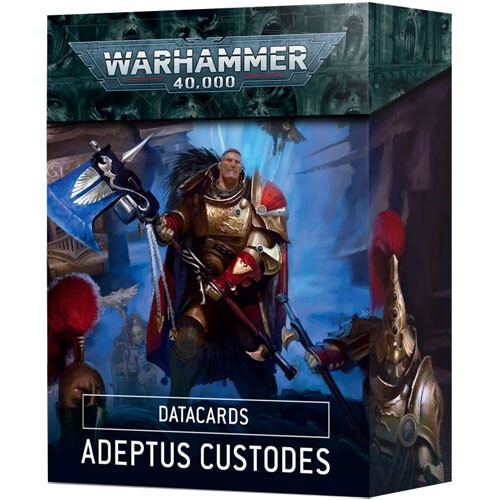 

Миниатюра Games Workshop Warhammer 40K: Datacards - Adeptus Custodes (9th Edition)