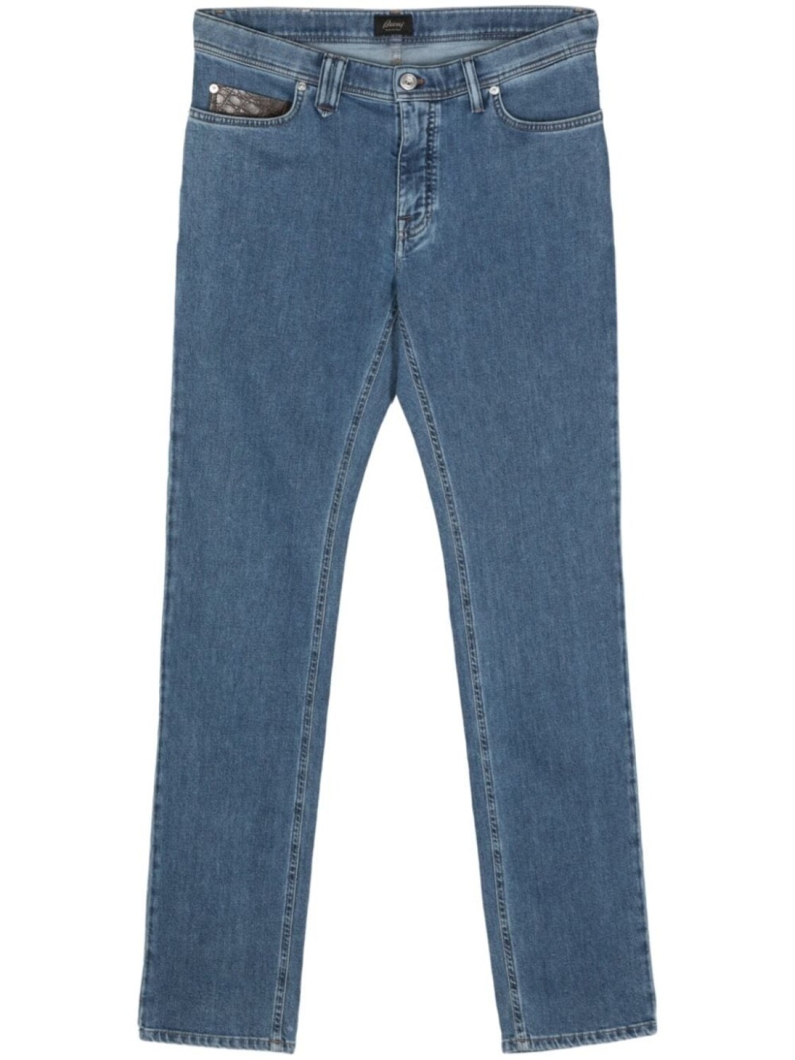 

Brioni узкие джинсы, синий