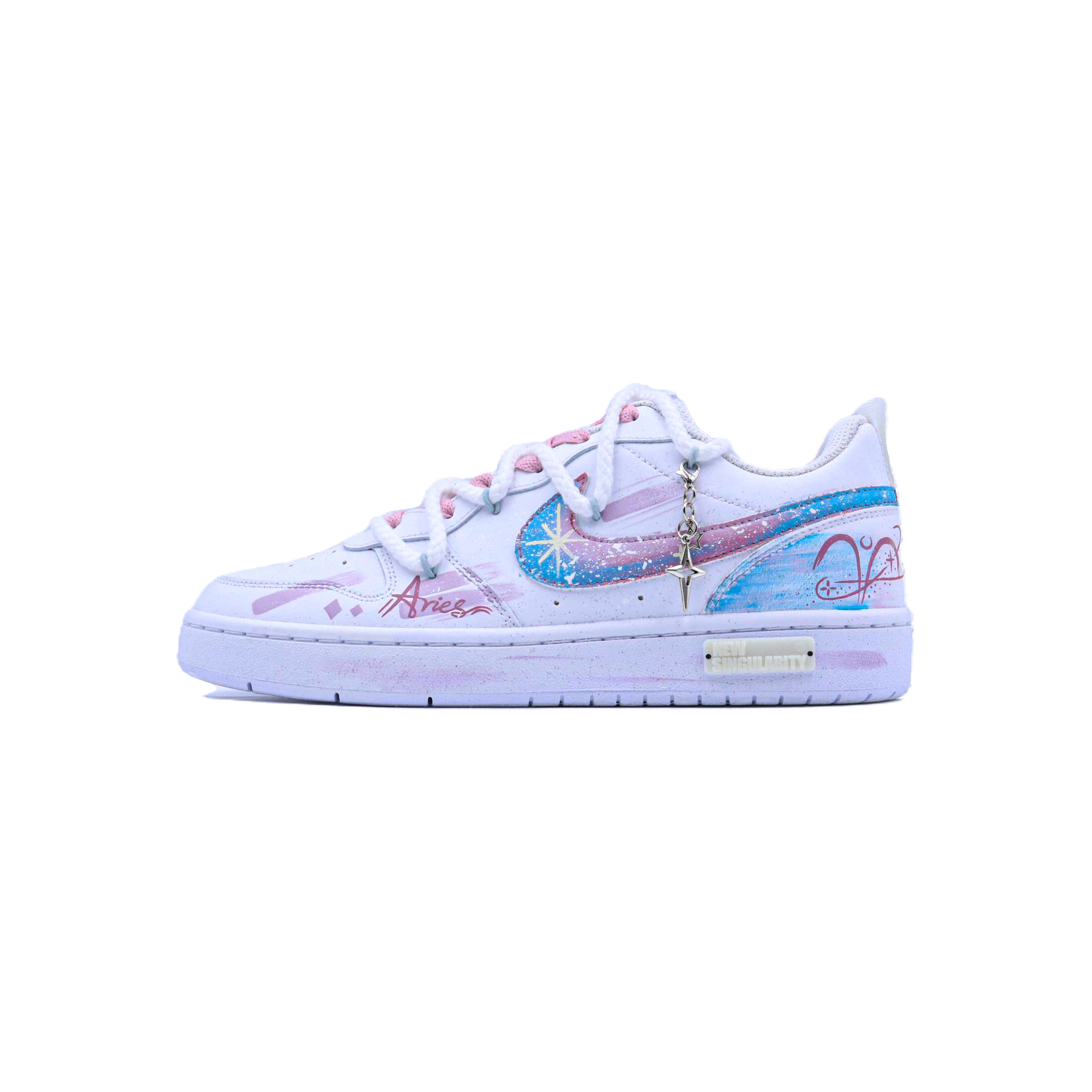 

Детские кроссовки для скейтбординга Court Borough Low 2 для подростков Nike, розовый/голубой/белый