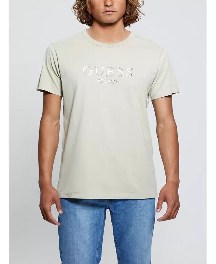 

Мужская многоцветная футболка Eco Guess, зеленый