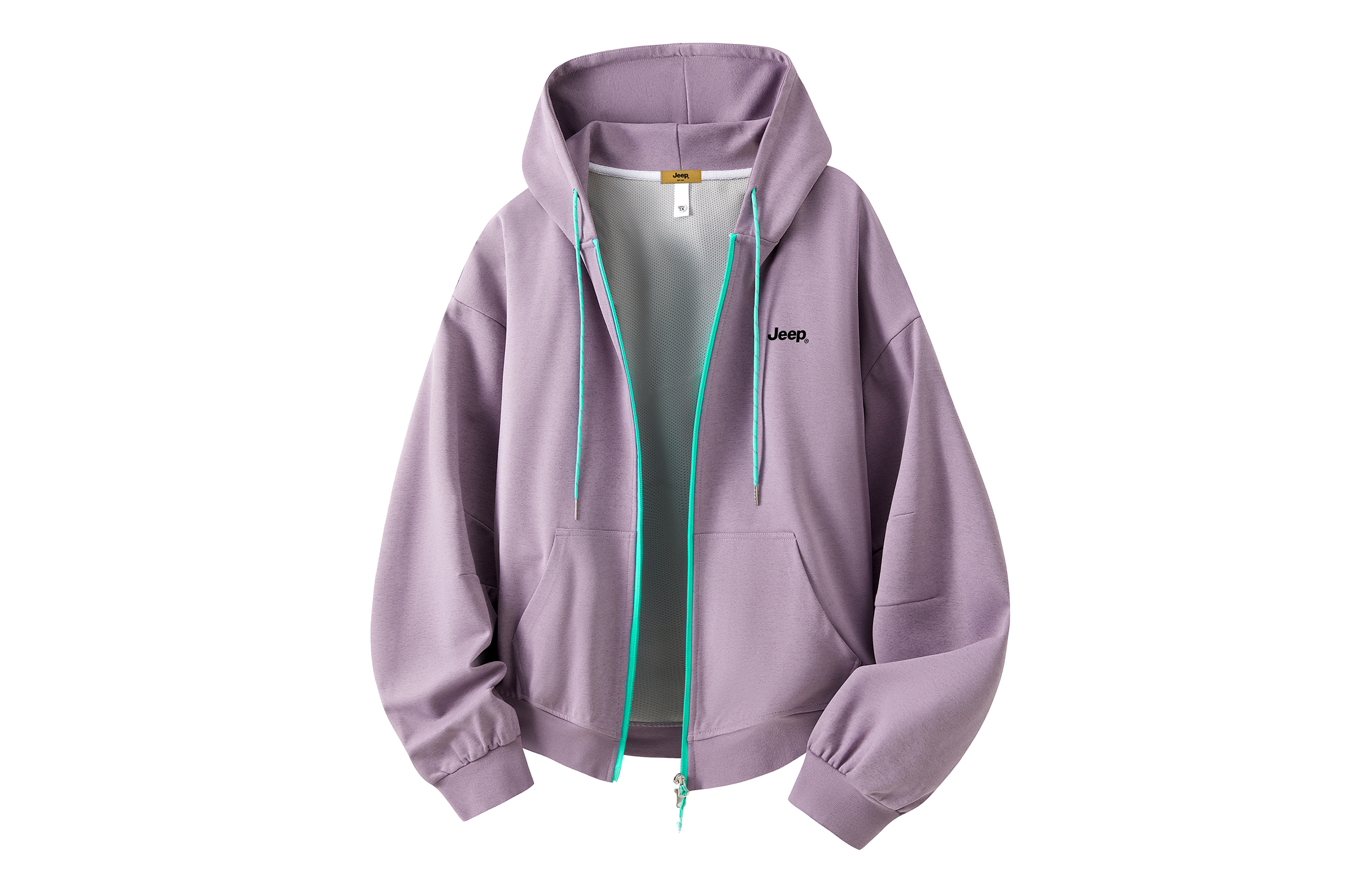 

Толстовка Unisex Hooded Moderate Cardigan Jeep, orchid фиолетовый