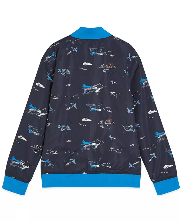 Мальчики 8-16 лет реверсивная куртка-бомбер Scotch & Soda, загар/бежевый — фото 4