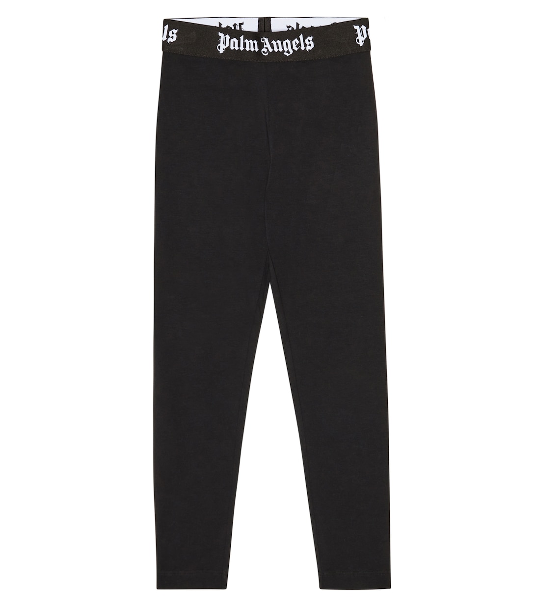 

Леггинсы с высокой талией из смесовой хлопковой ткани Palm Angels Kids, Black Black