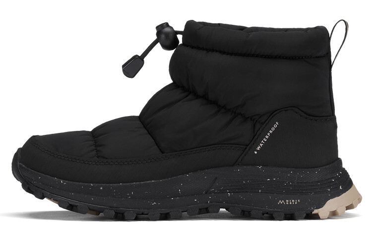Зимние ботинки Clarks дутые женские, черный
