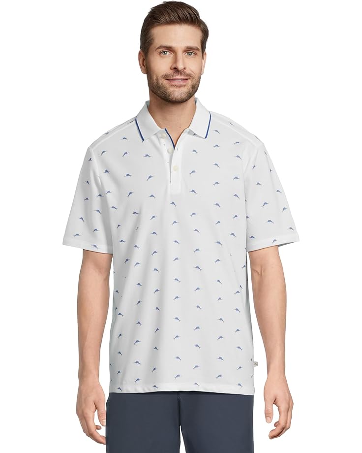 

Рубашка поло Tommy Bahama Marlin Vibes Polo, белый