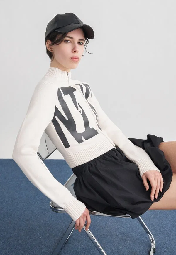 Кардиган с уличным рисунком Nike Sportswear, Chalk/Black