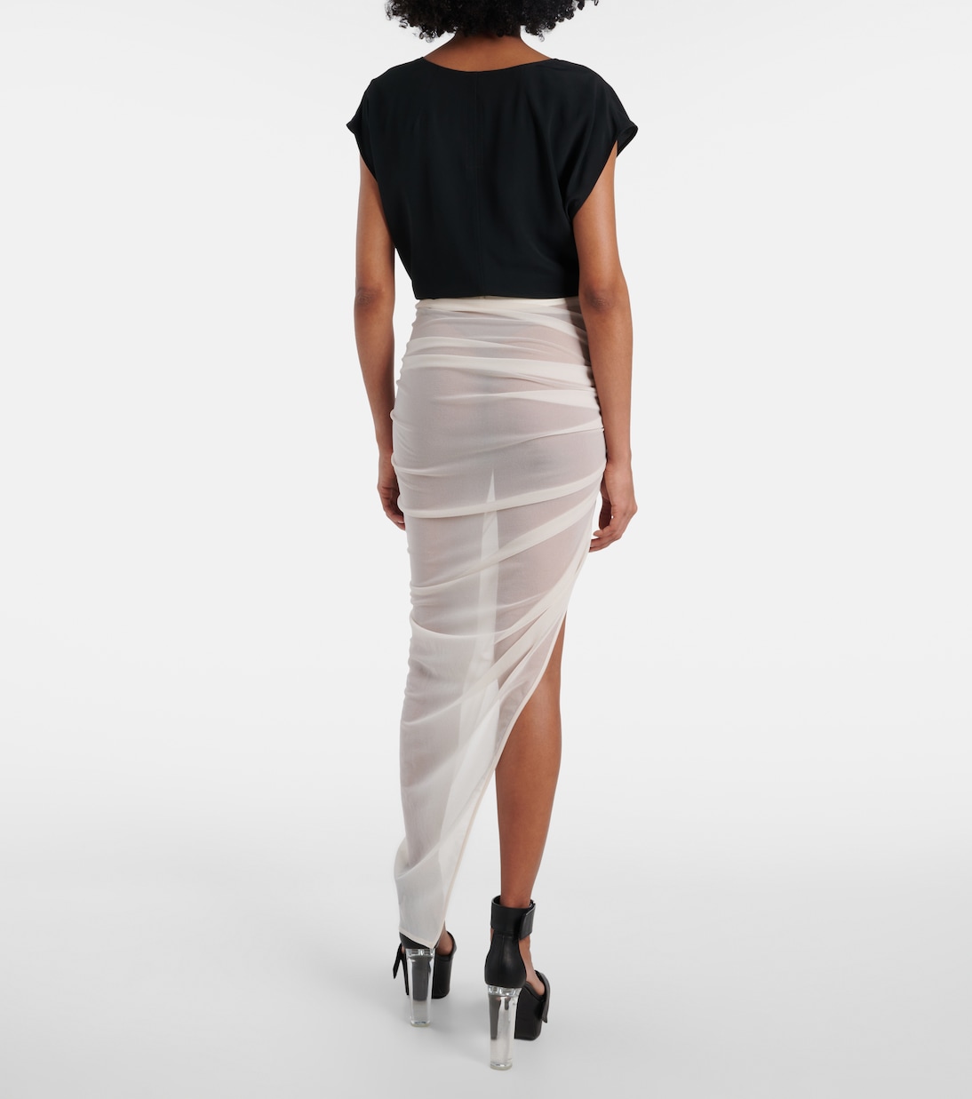 Юбка макси Lilies Edfu Rick Owens, Dove — фото 3