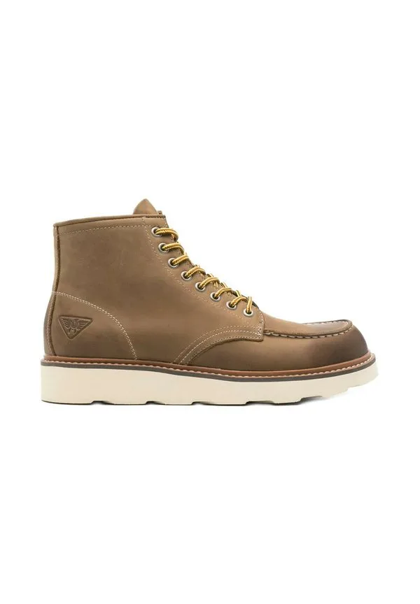 Ботинки oakland средней высоты на шнуровке до щиколотки Docksteps, Light Brown