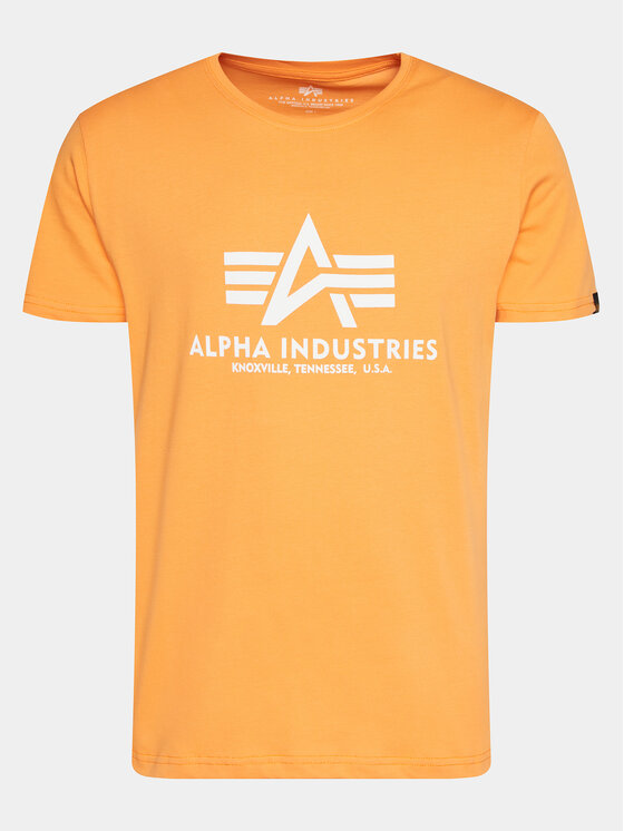 

Футболка обычного кроя Basic 100501 Alpha Industries, оранжевый