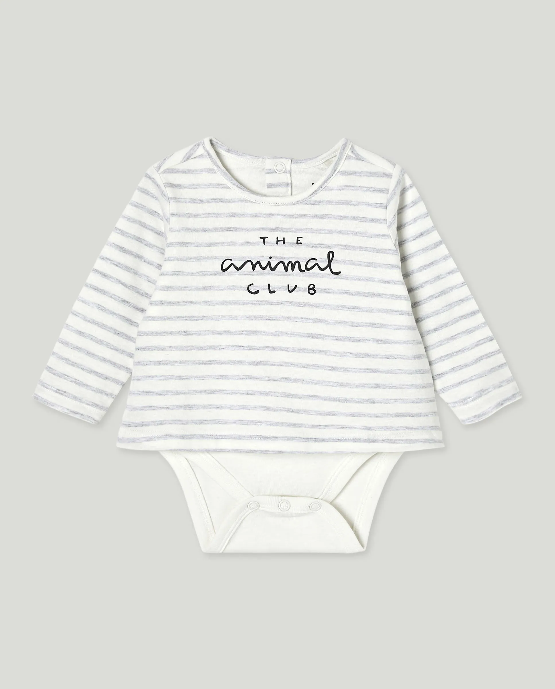 

Боди-майка однотонная для малышей Baby El Corte Inglés, светло-серый