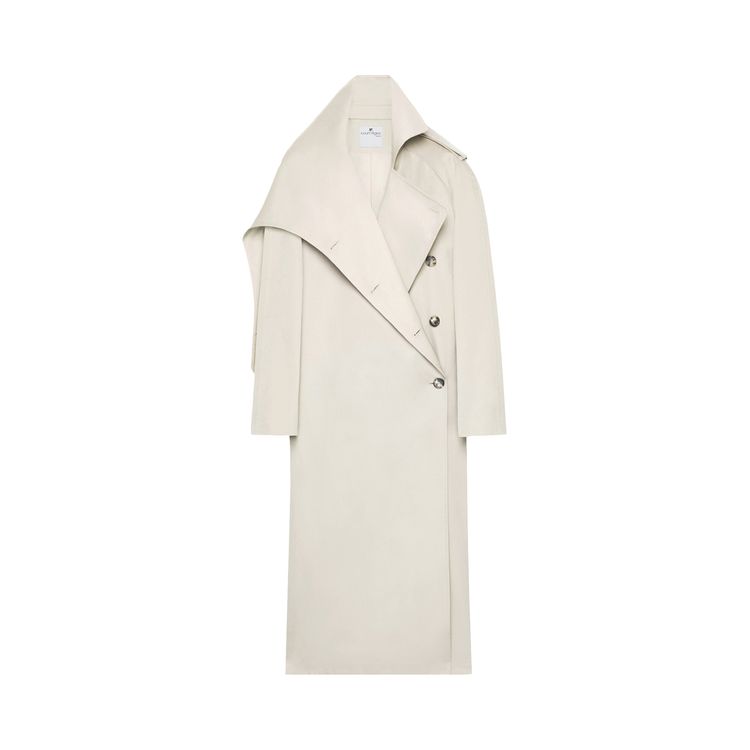

Тренчкот Courrèges Oblique Trench Coat Off White, белый