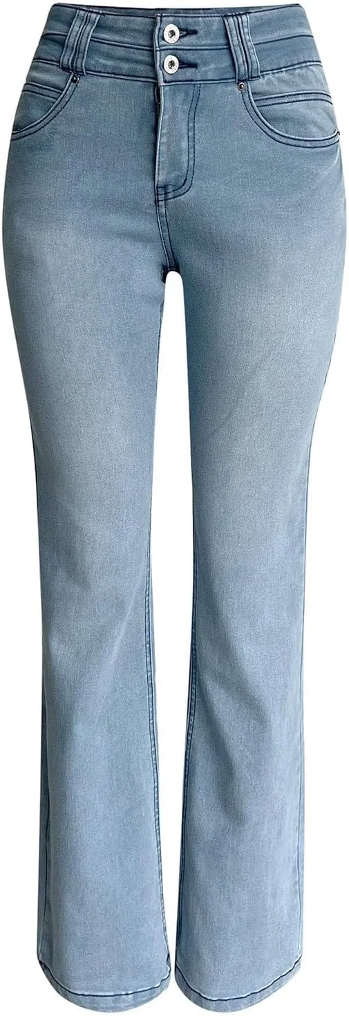 Джинсы, стрейч, Light Blue — фото 4