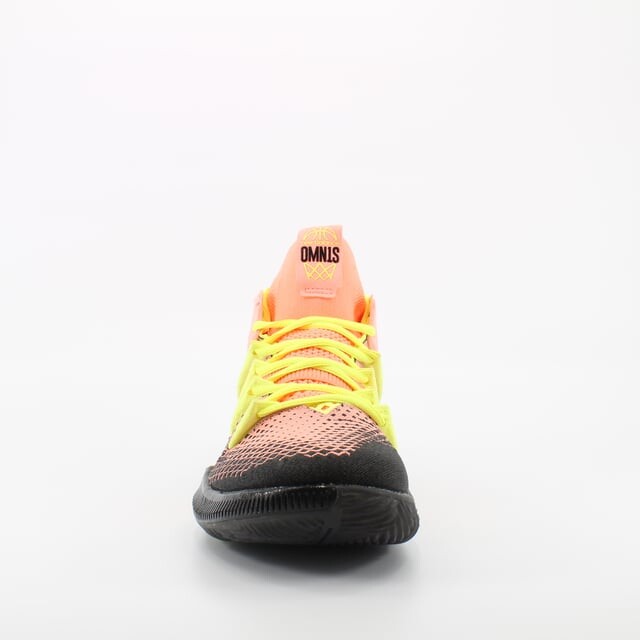 Текстильные мужские баскетбольные кроссовки на шнуровке New Balance omn1s bbomnxa2 New Balance, оранжевый — фото 4