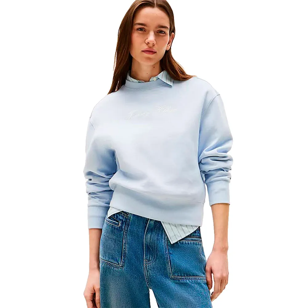 

Толстовка Tommy Hilfiger Script Regular Fit, синий
