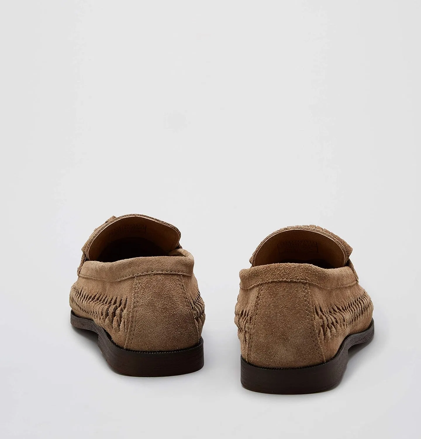 Туфли find. Woven Leather, Beige Dark Taupe Dark Taupe — фото 3