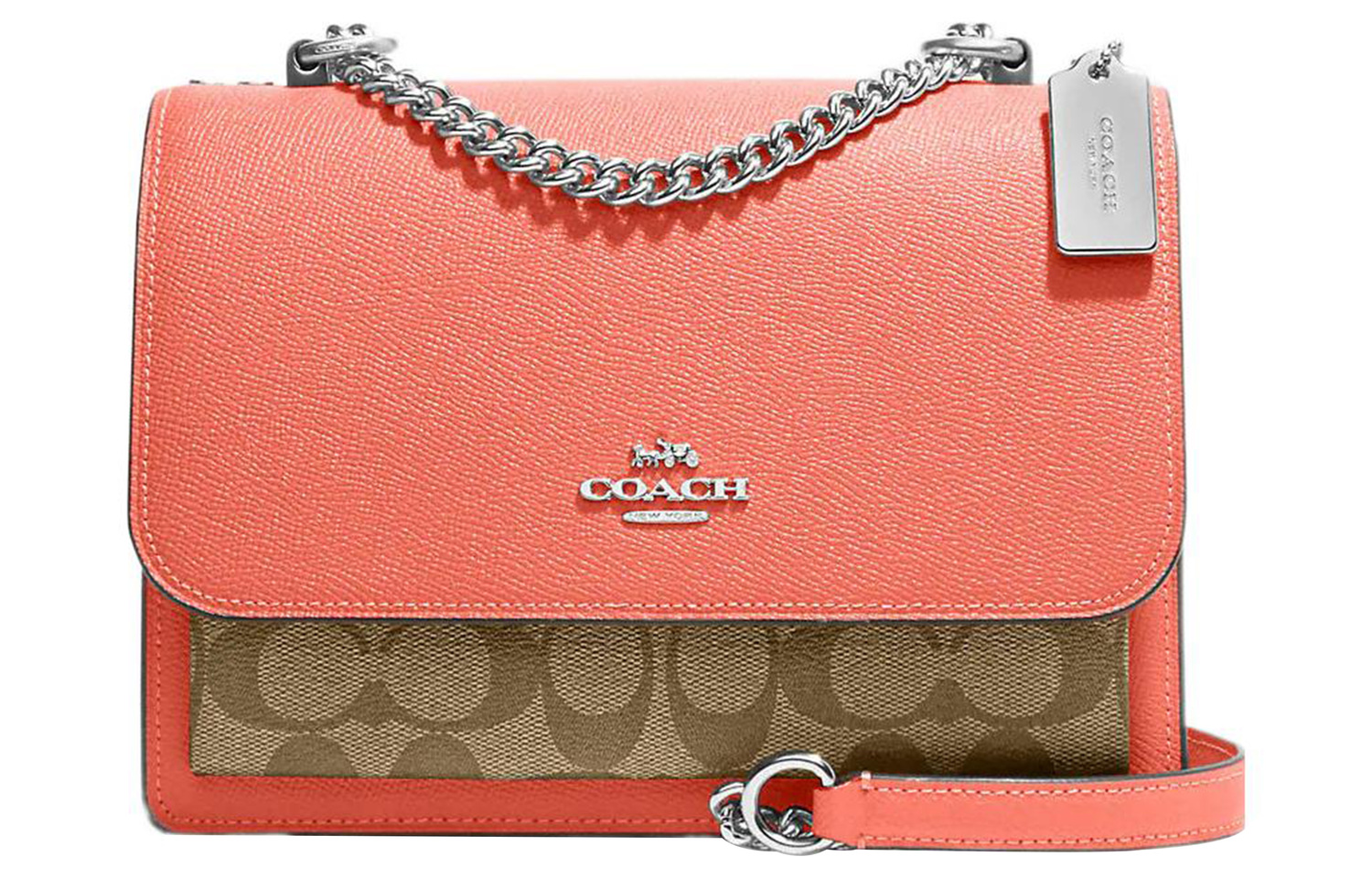 

COACH Кожаный кроссбоди с вышивкой и канвой
