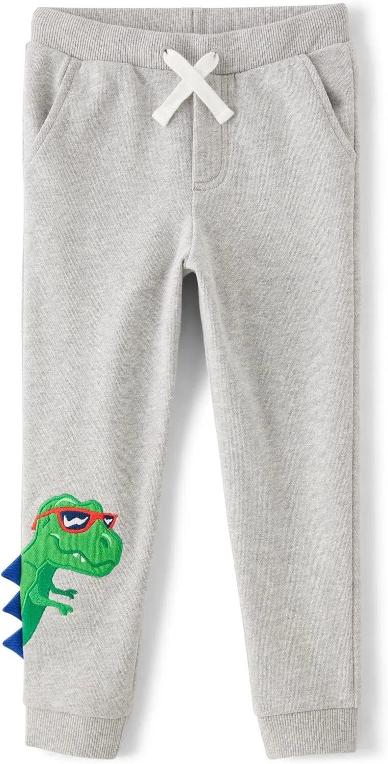 Детские флисовые спортивные штаны Gymboree для мальчиков и малышей, Party Dino