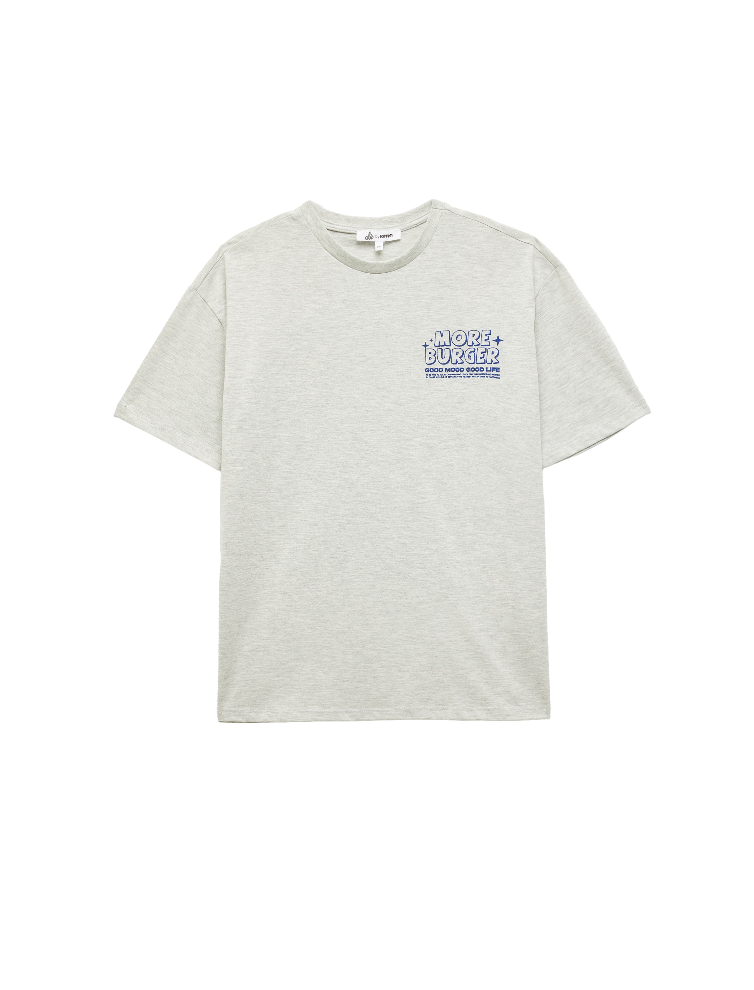 

Koton Футболка в светло-сером цвете