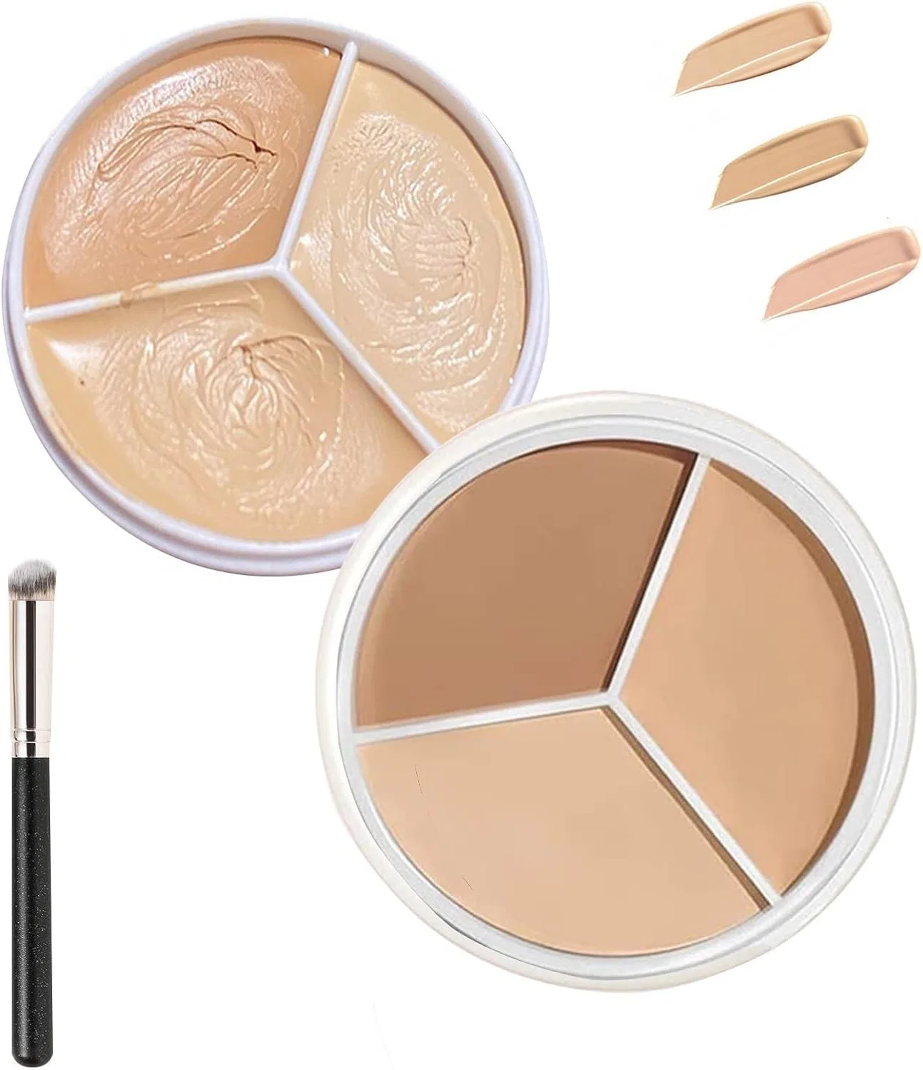 Корректор 3-в-1 Tri-Color Concealer Wyrhxy, набор из 3 цветов, 1 шт