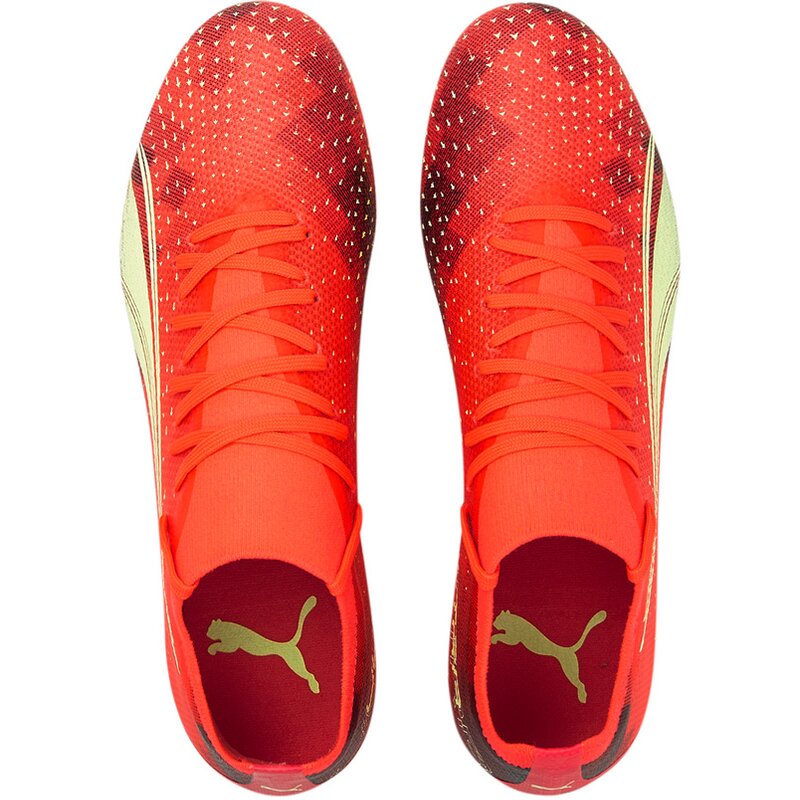 Футбольные бутсы Ultra Match FG/AG Puma, красный — фото 3