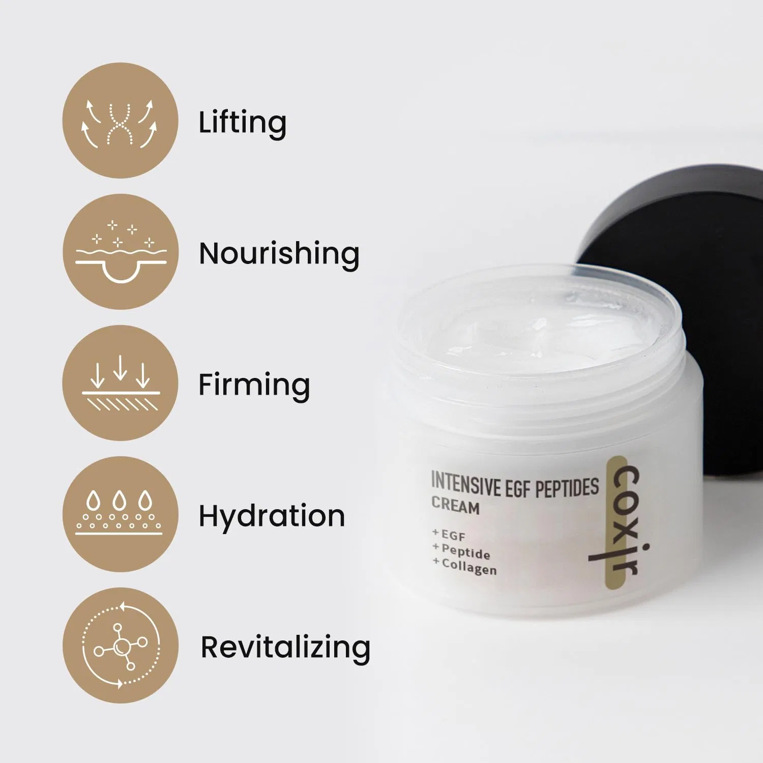 Крем для лица Coxir — Интенсивный увлажняющий «Intensive EGF Peptide Cream» от — фото 2
