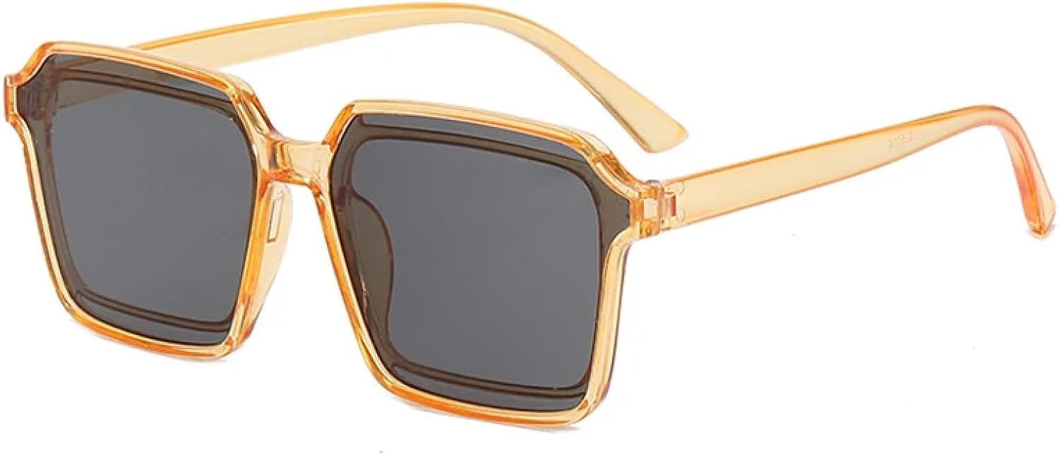 

Модные роскошные солнцезащитные очки в крупной оправе с полой конструкцией для женщин и мужчин. Ретро, ​​классические, для активного отдыха, вождения, защиты от солнца UV400 TKKTLLT, Orange Gray