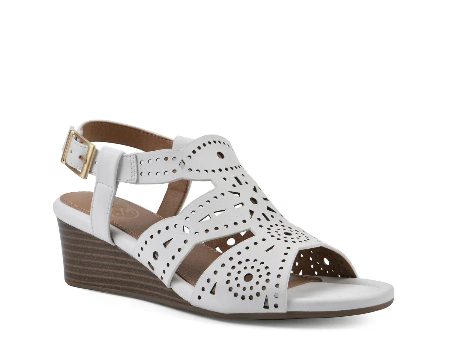 

Сандалии Brush Up Wedge Sandal White Mountain, белый