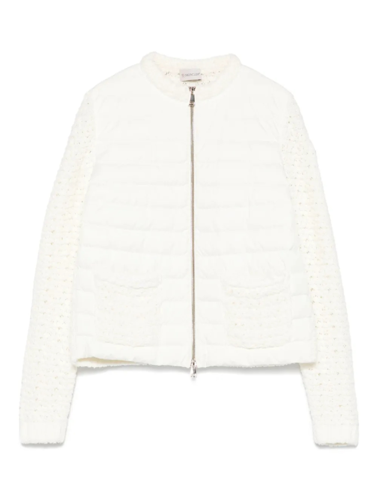 

Утепленная куртка на молнии Moncler, белый