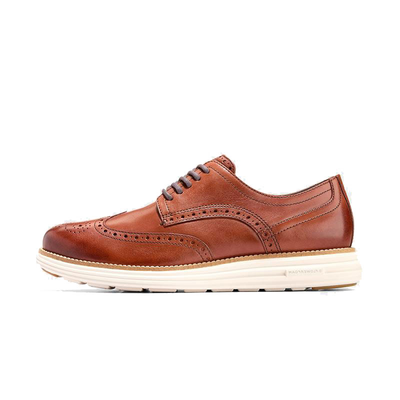 

Кожаные туфли мужские глянцевые коричневые COLE HAAN