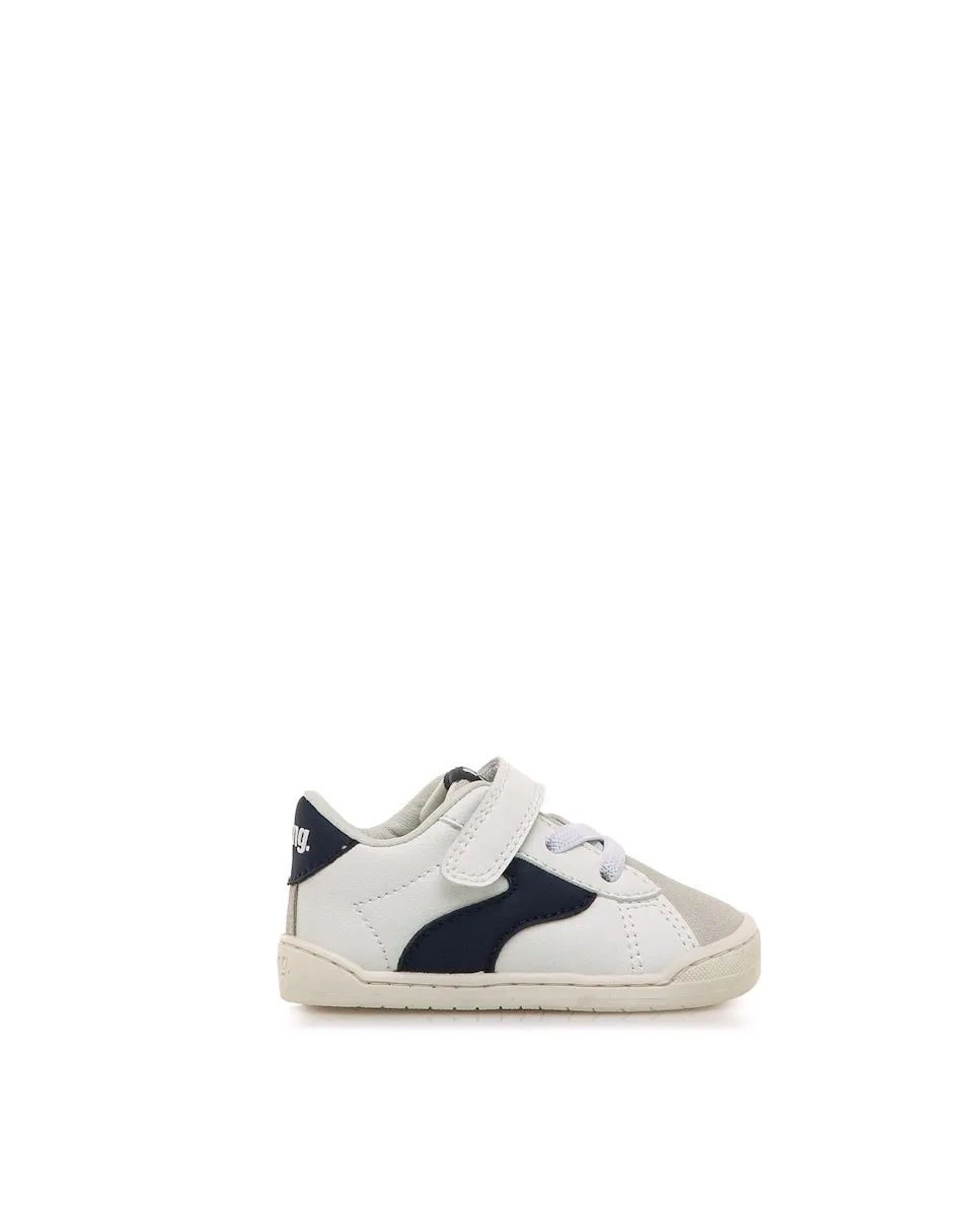 

Детские кроссовки с липучкой Mustang, синий/белый