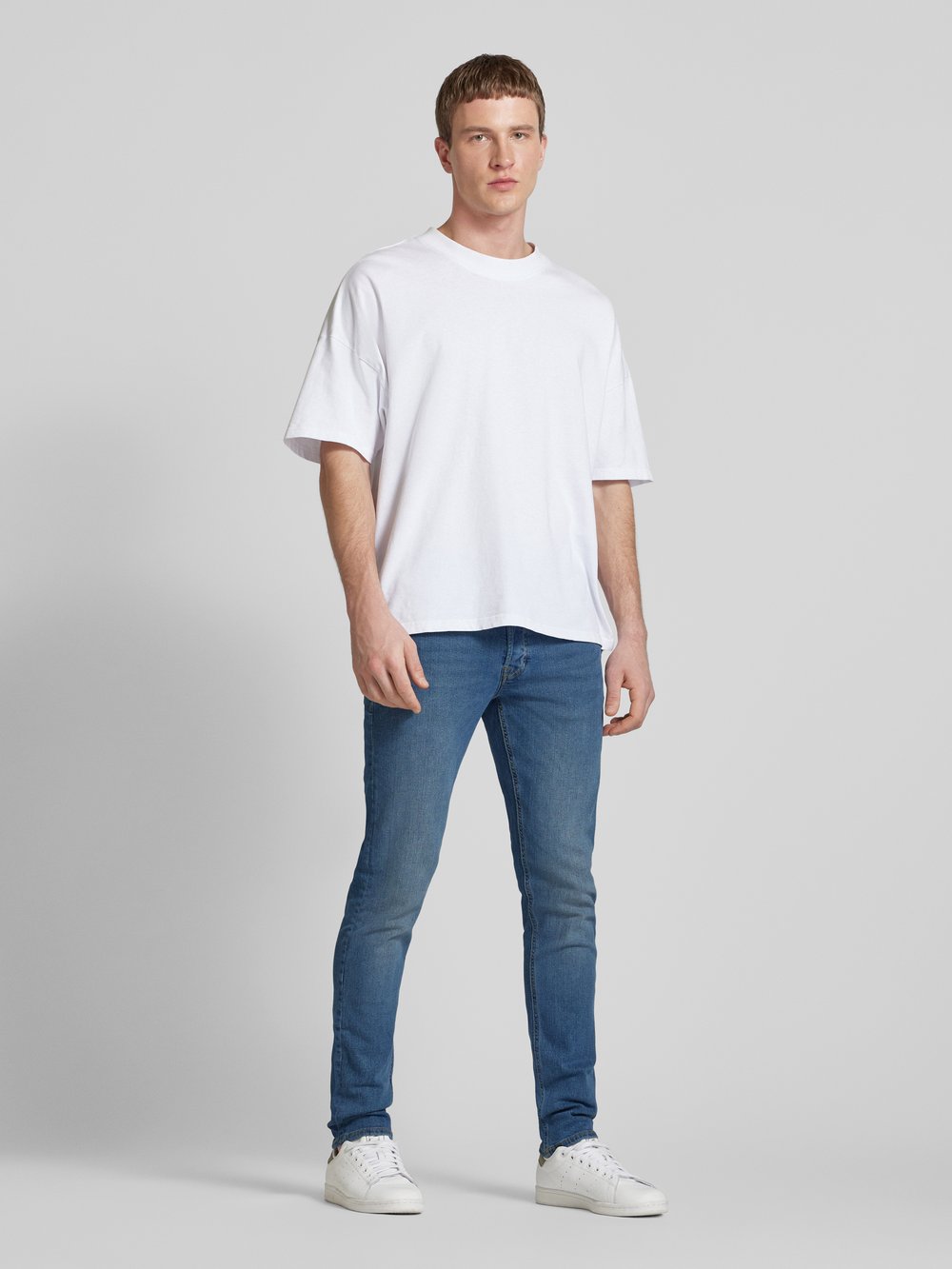 

Джинсы прямого кроя с эластичными вставками, модель «GLENN ORIGINAL» Jack & Jones