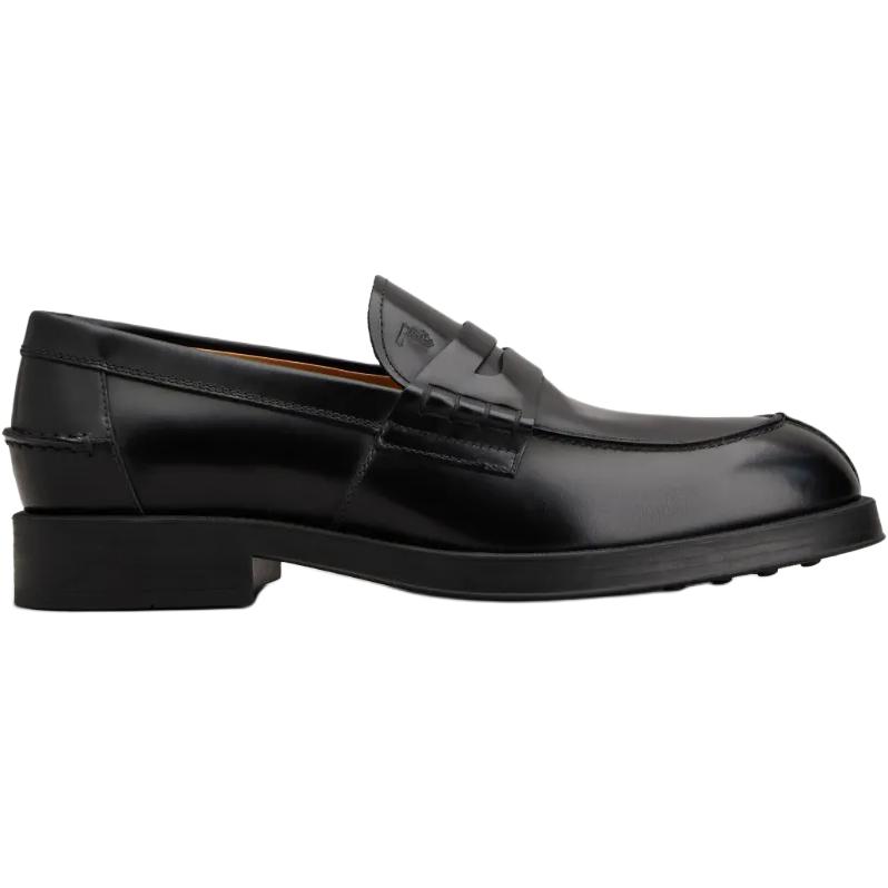 Лоферы Slip On с тиснением логотипа TOD'S, черный — фото 3