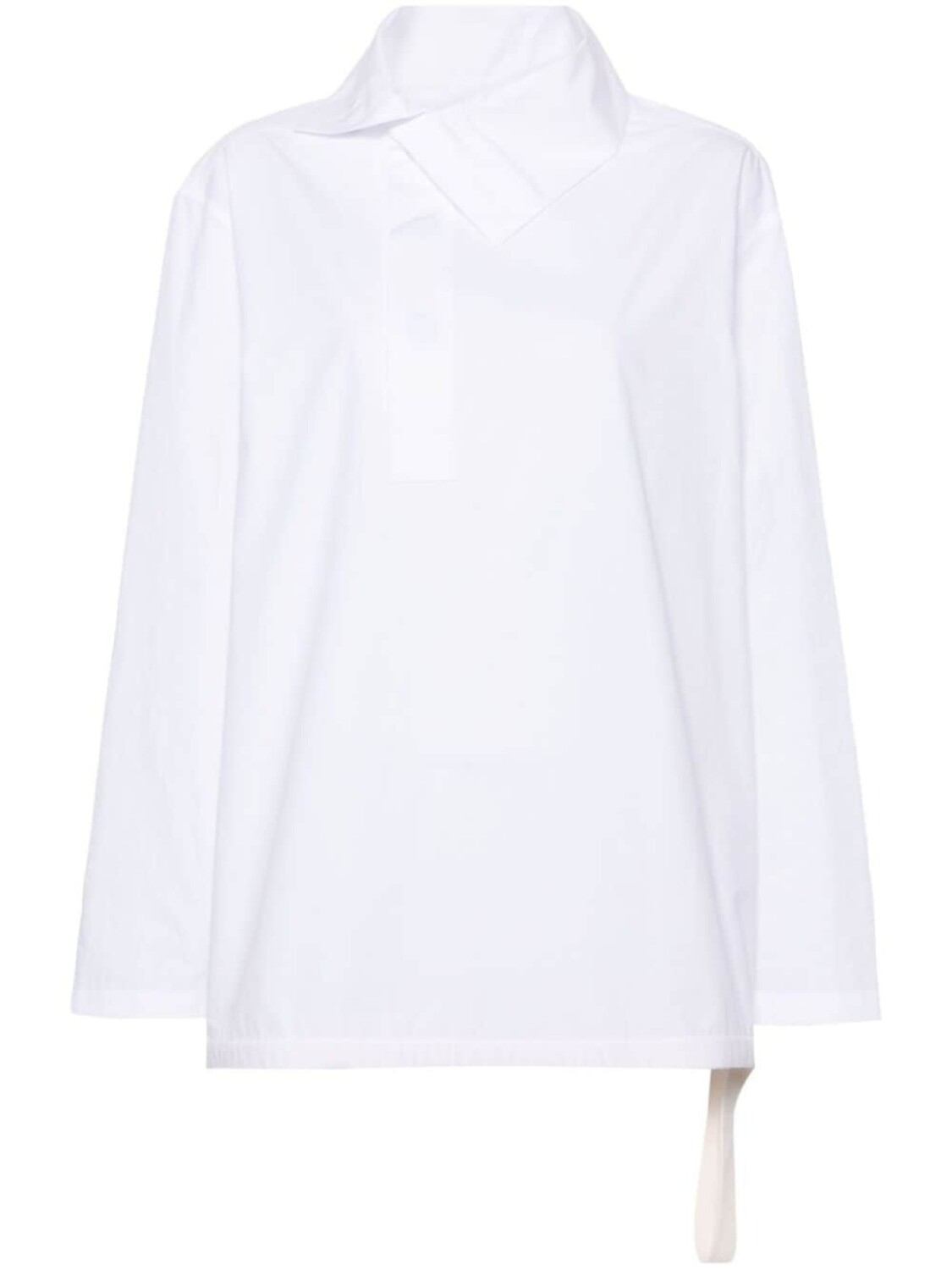 

Jil Sander рубашка асимметричного кроя, белый