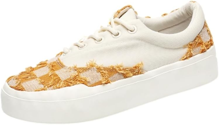 

Модные мужские повседневные кеды на шнуровке. Мягкий и дышащий верх. Противоскользящие и прочные. Для прогулок и ежедневного использования. Полны юношеской энергии Clolinde, желтый